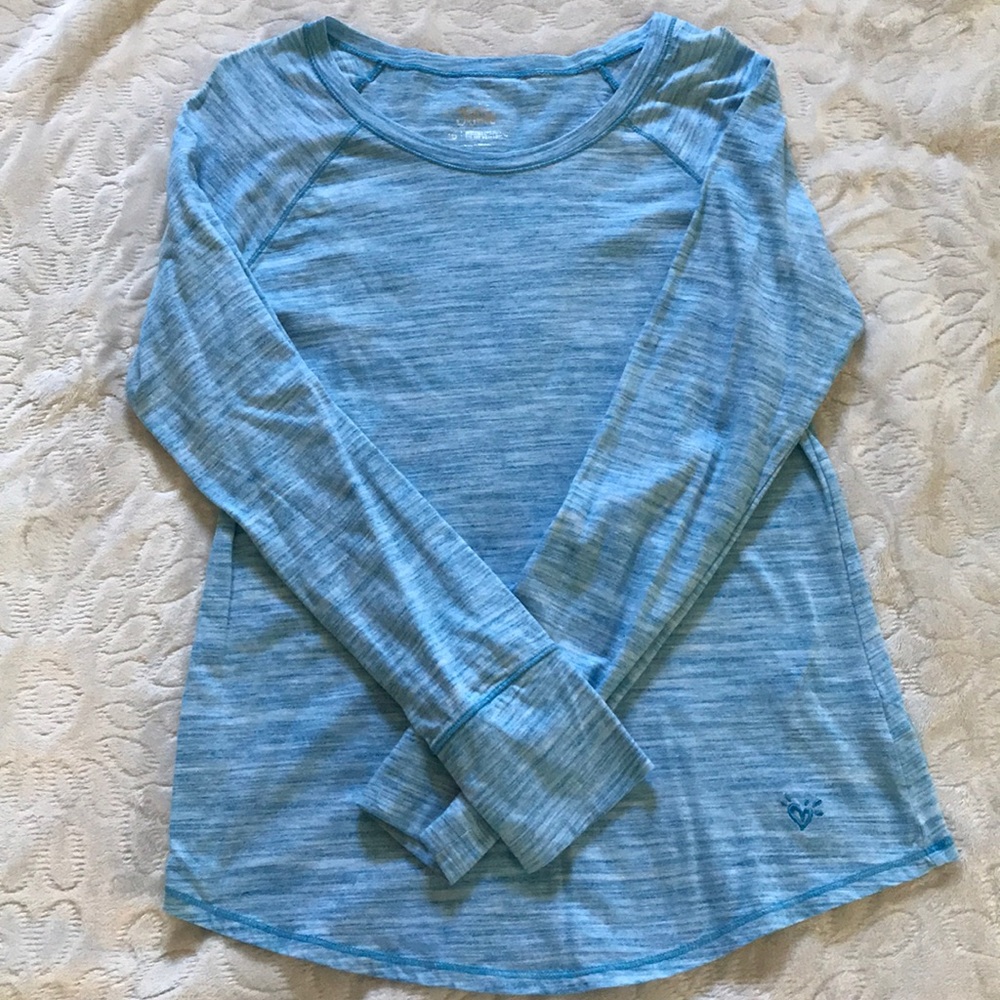 Blue/White Long Sleeve Tee (Girls)